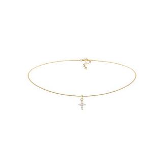 Elli  Collier Choker Pendentif Croix 