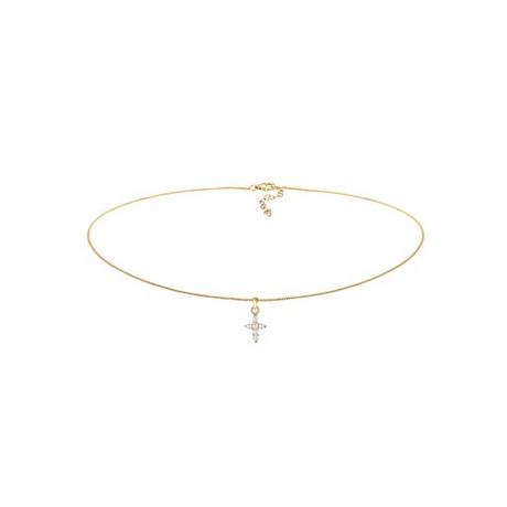 Elli  Collier Choker Pendentif Croix 