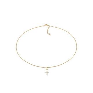 Elli  Collier Choker Pendentif Croix 