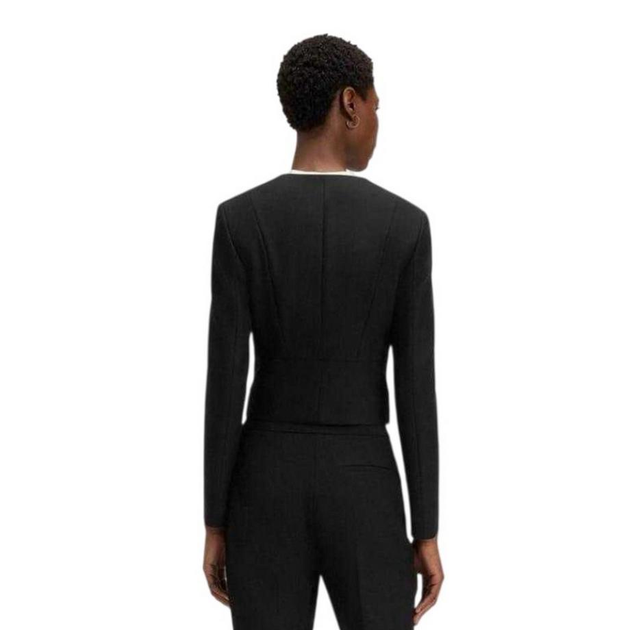 BOSS Blazer Corto con Scollatura a V Profonda Taglio Regolare  
