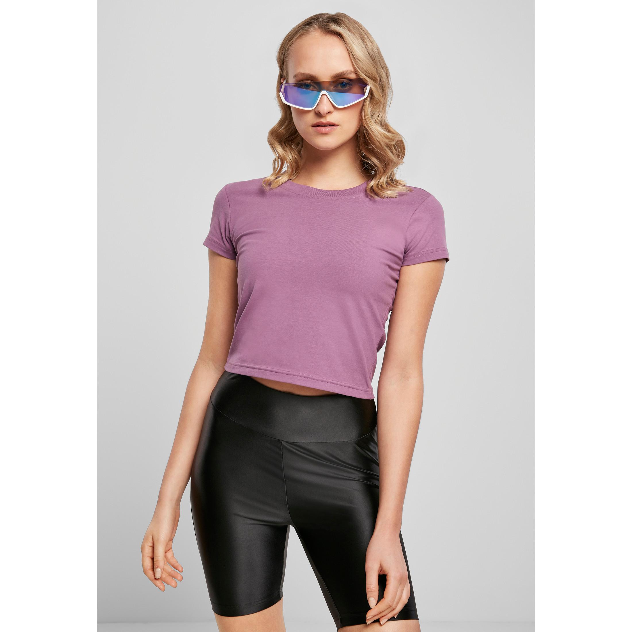 URBAN CLASSICS  t-shirt stretch cropped (grandes tailles) 