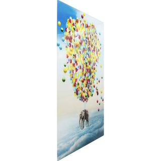 KARE Design Stampa su vetro Palloncino Elefante 100x150  