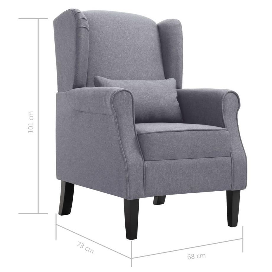 VidaXL Fauteuil tissu  
