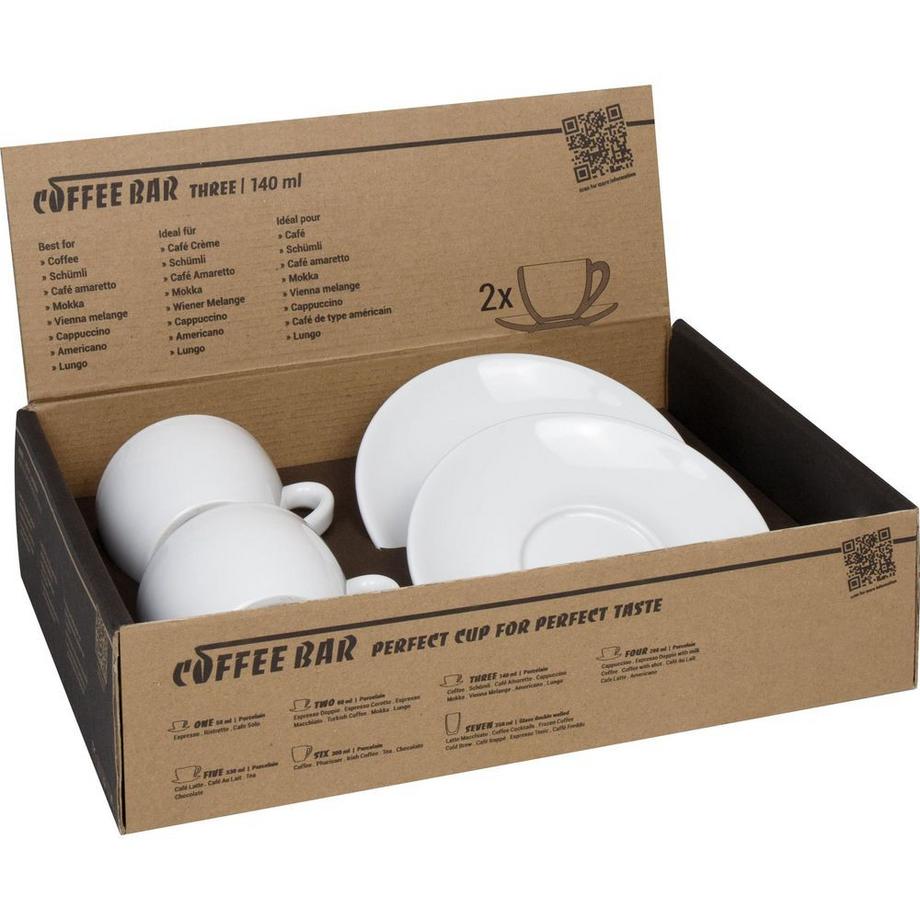 Cappuccinotasse Three 2er Set