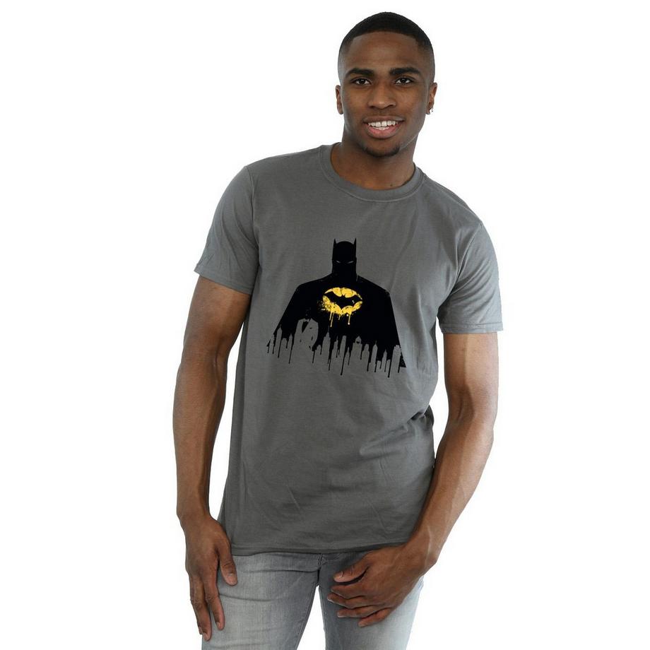 DC COMICS Batman Logo Bedrucktes T-Shirt  