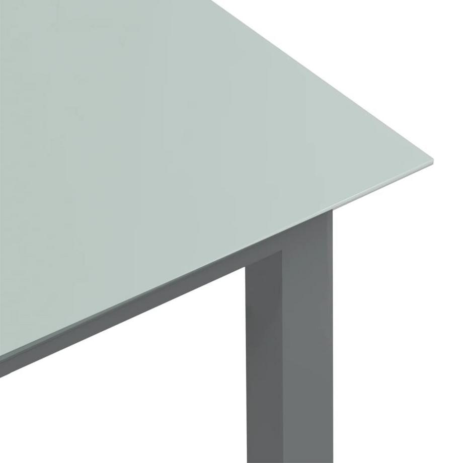 VidaXL Table de jardin aluminium  
