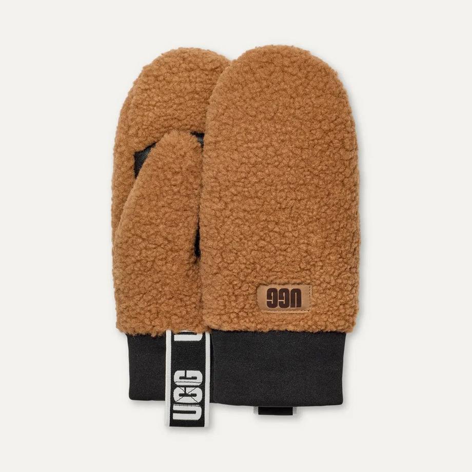 UGG Fluff Guanti con Logo Tape  