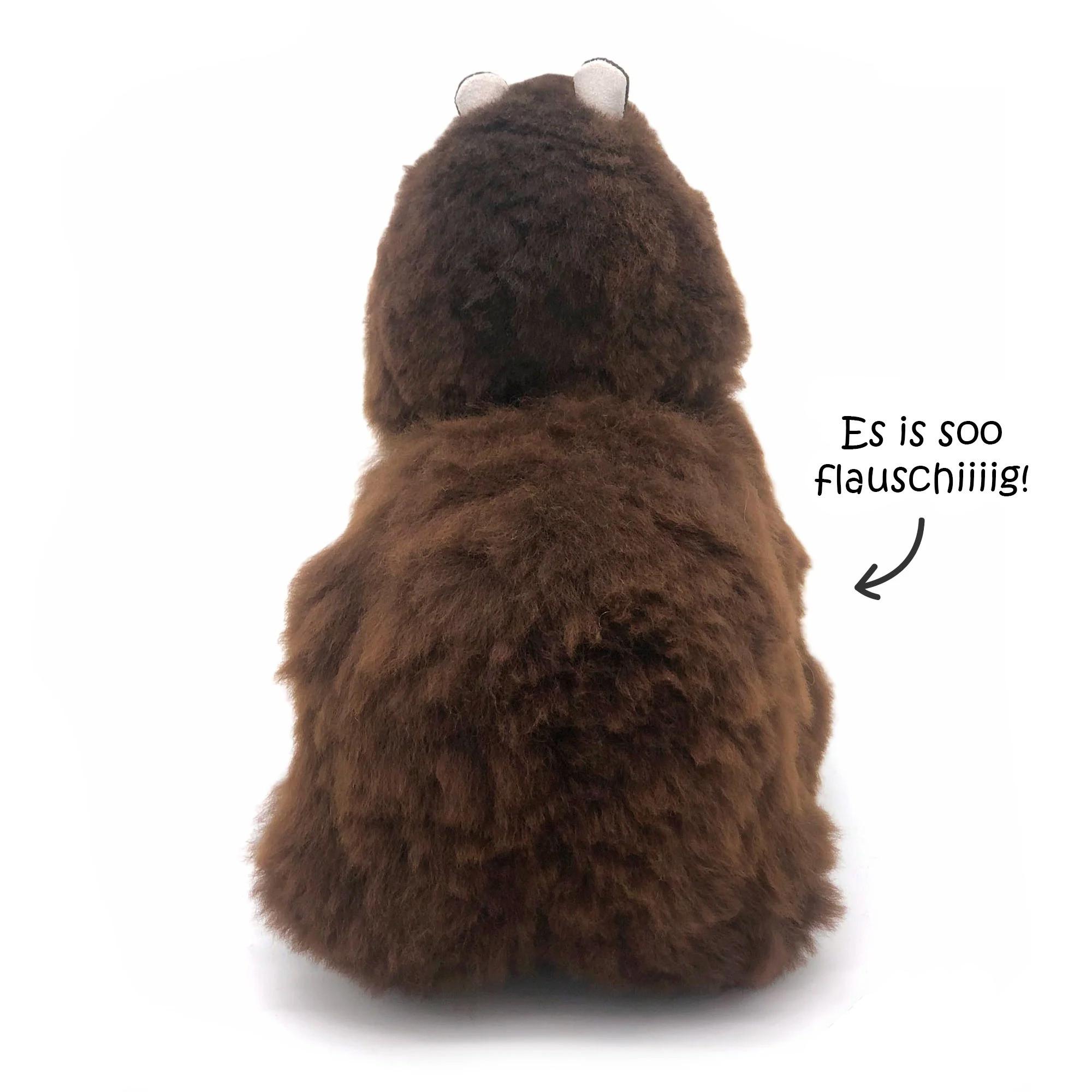 Inkari  Peluche Alpaga Petit (23 cm) - Cacao 