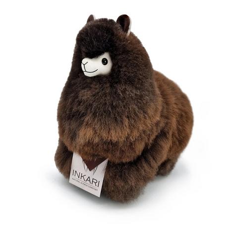 Inkari  Peluche Alpaga Petit (23 cm) - Cacao 