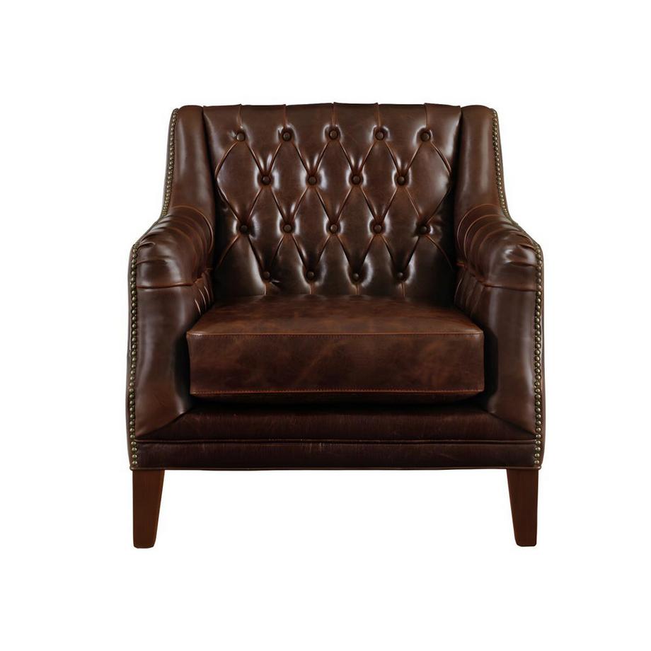 Vente-unique Fauteuil en cuir COLBERT  
