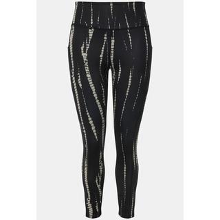 Studio Untold  Sport-Tights, HighWaist, knöchellang, Batikprint, seitliche Tasche 