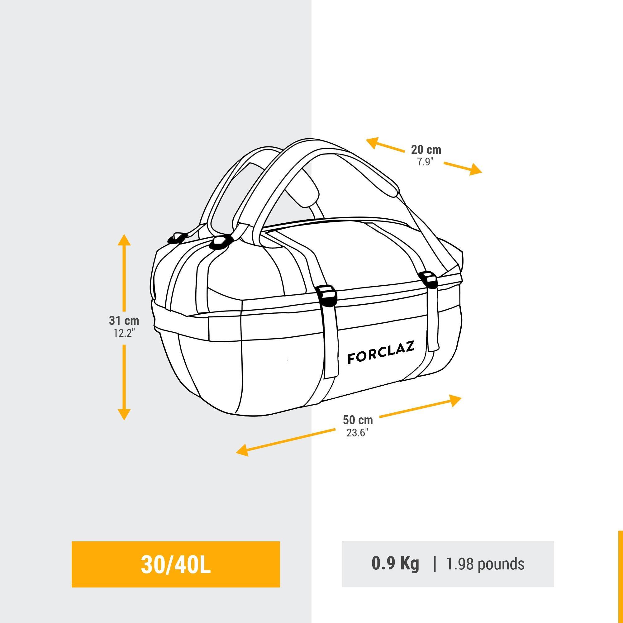 FORCLAZ  Reisetasche - DUFFEL EXTEND 30/40 