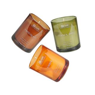 Beliani Lot de 3 bougies parfumées en Cire de soja SHEER JOY  