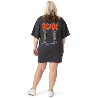 AC/DC ACDC Logo Oversized T-Shirt Kleid  