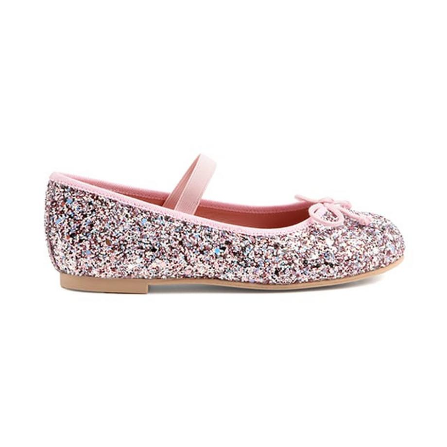 Pretty Ballerinas Glitter Mary Jane Ballerines  