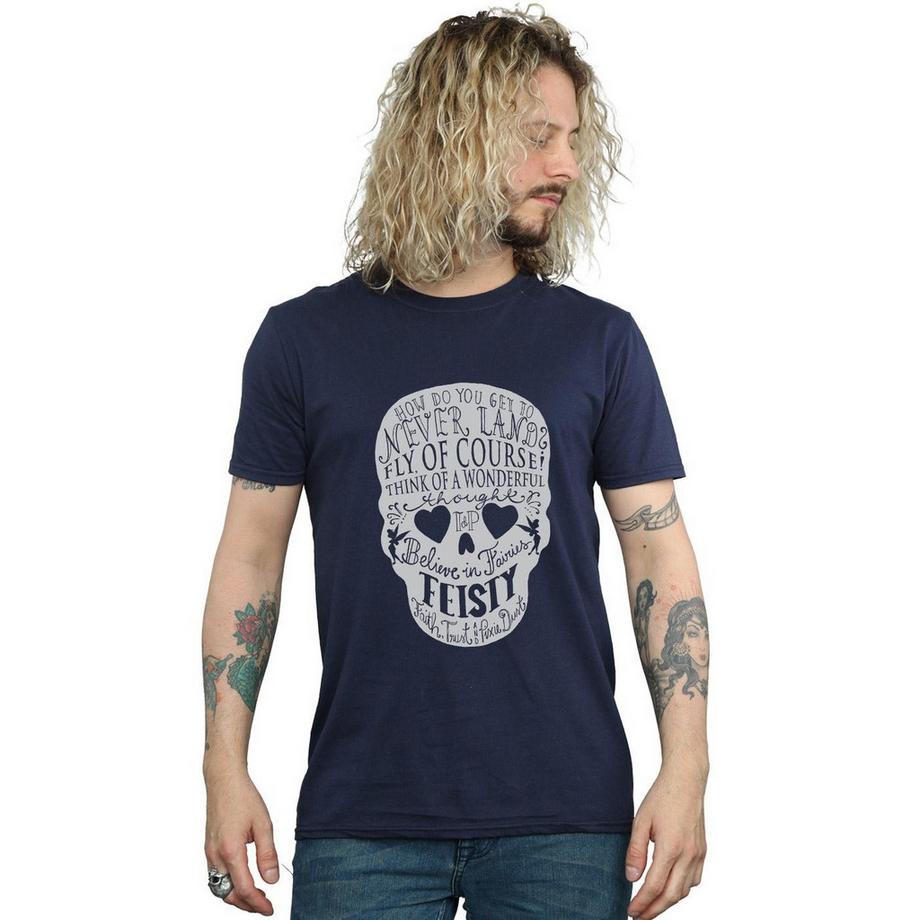 Disney Peter Pan T-Shirt Stampa Teschio  