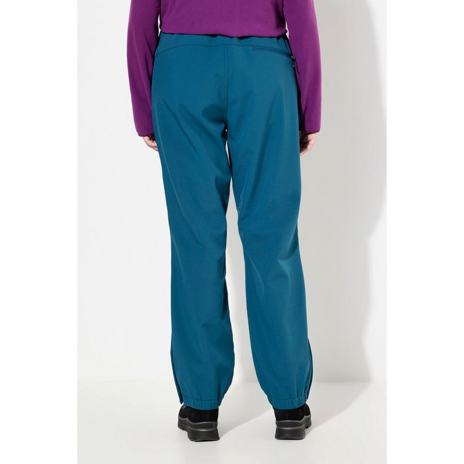 Ulla Popken Pantalon Softshell Déperlant avec Doublure Polaire  