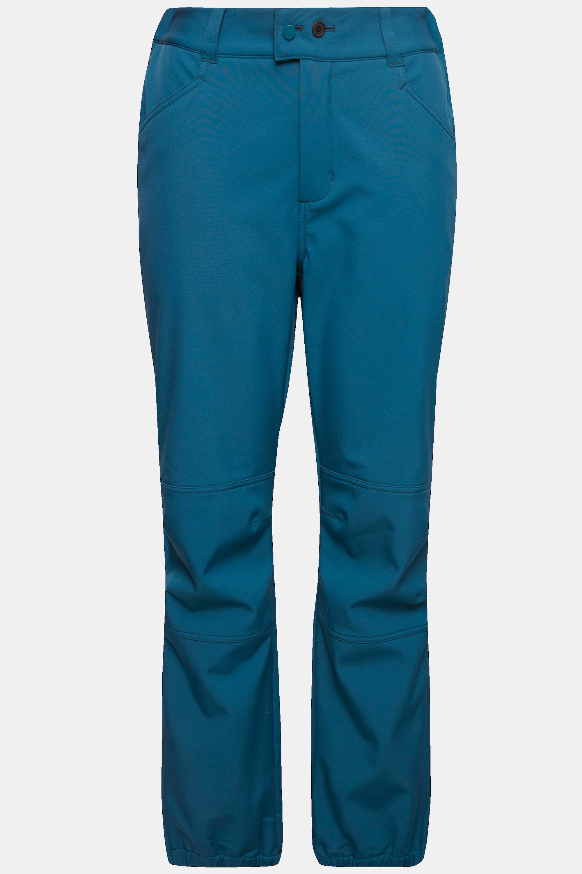 Ulla Popken  Pantalon Softshell déperlant, avec doublure en polaire et genoux préformés 