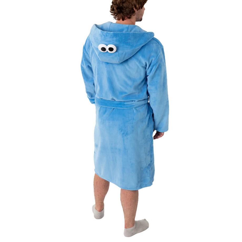 Sesame Street Morgenmantel mit Kapuze und Motivdruck  