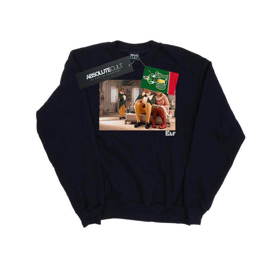 Elf Buddy und Jovie bedrucktes Sweatshirt  