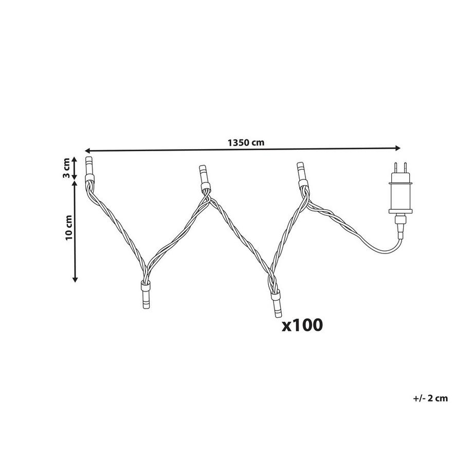Beliani  Lichterkette aus PVC IGALIKU 