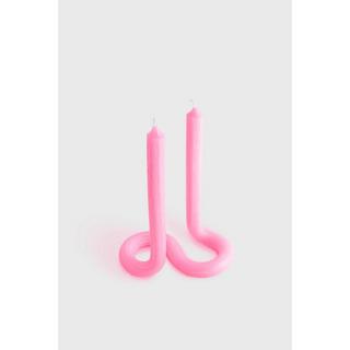 Twist Candles Pink  