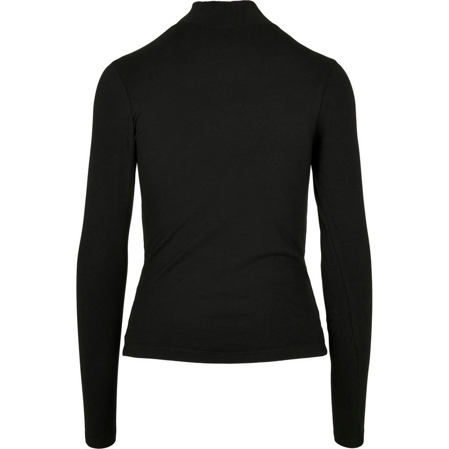 URBAN CLASSICS Langärmeliges Rollkragen-T-Shirt mit Cut-Out  