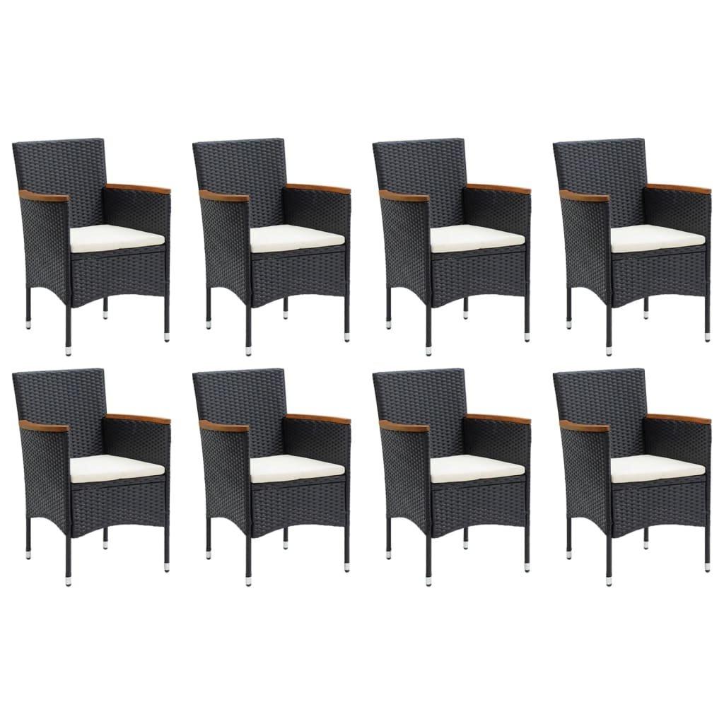 VidaXL set da pranzo Polirattan  