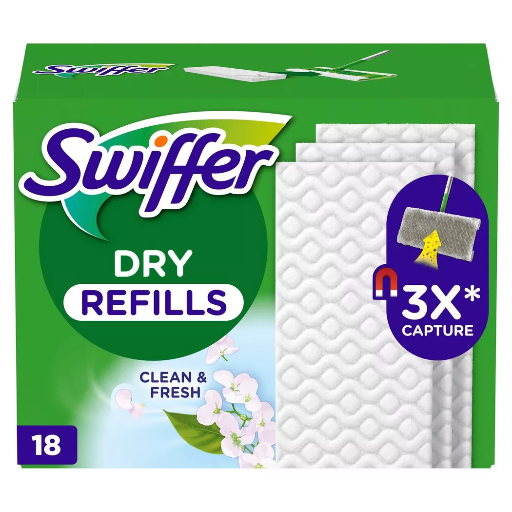 Swiffer DRY - 18 Bodentücher CLEAN & FRESH