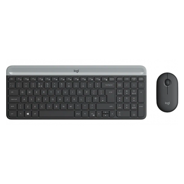 MK470 tastiera Mouse incluso RF Wireless QWERTY Ceco Grafite