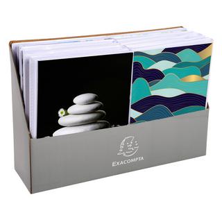 Exacompta Einsteckalbum Fantaisie 64 Fotos 10x15cm sort. - Format 17,5x23 cm x 12  