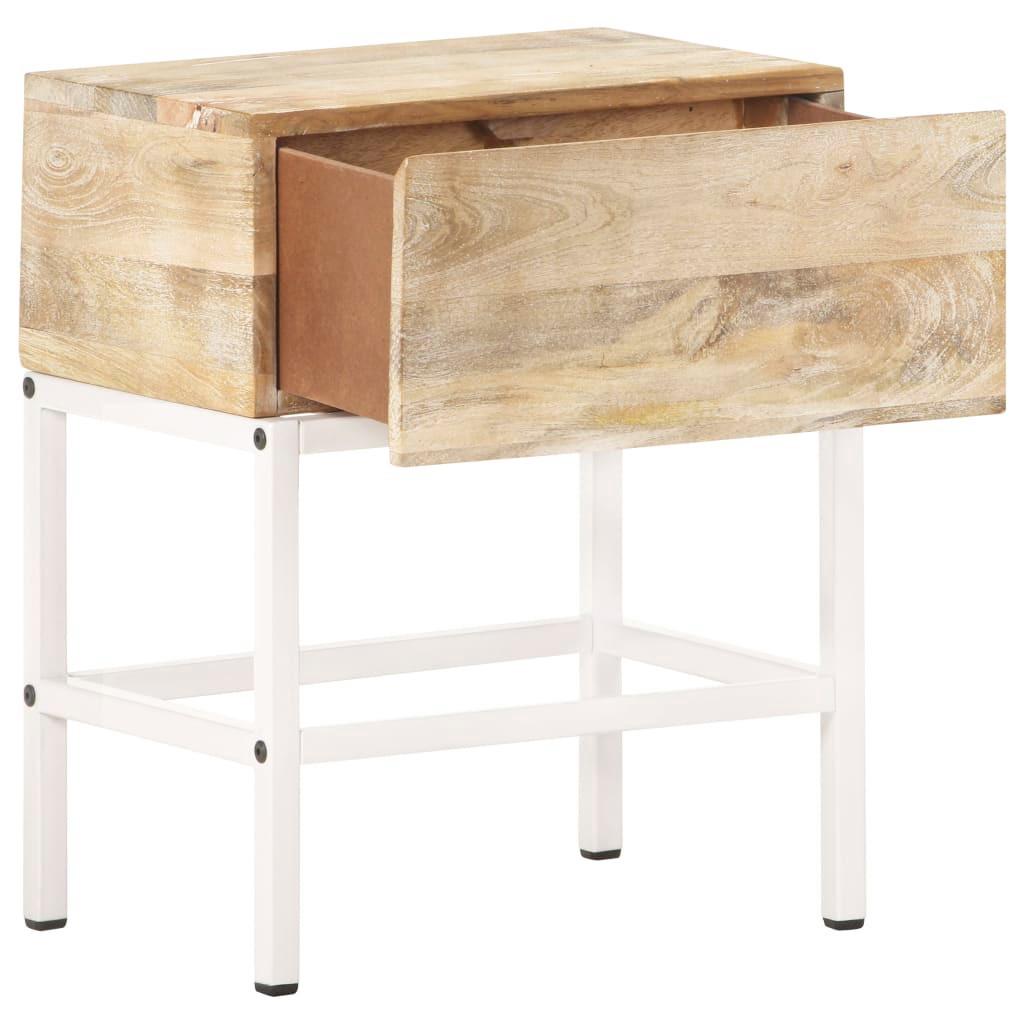 VidaXL Table de chevet bois  