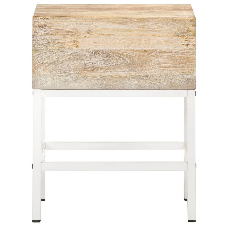 VidaXL Table de chevet bois  