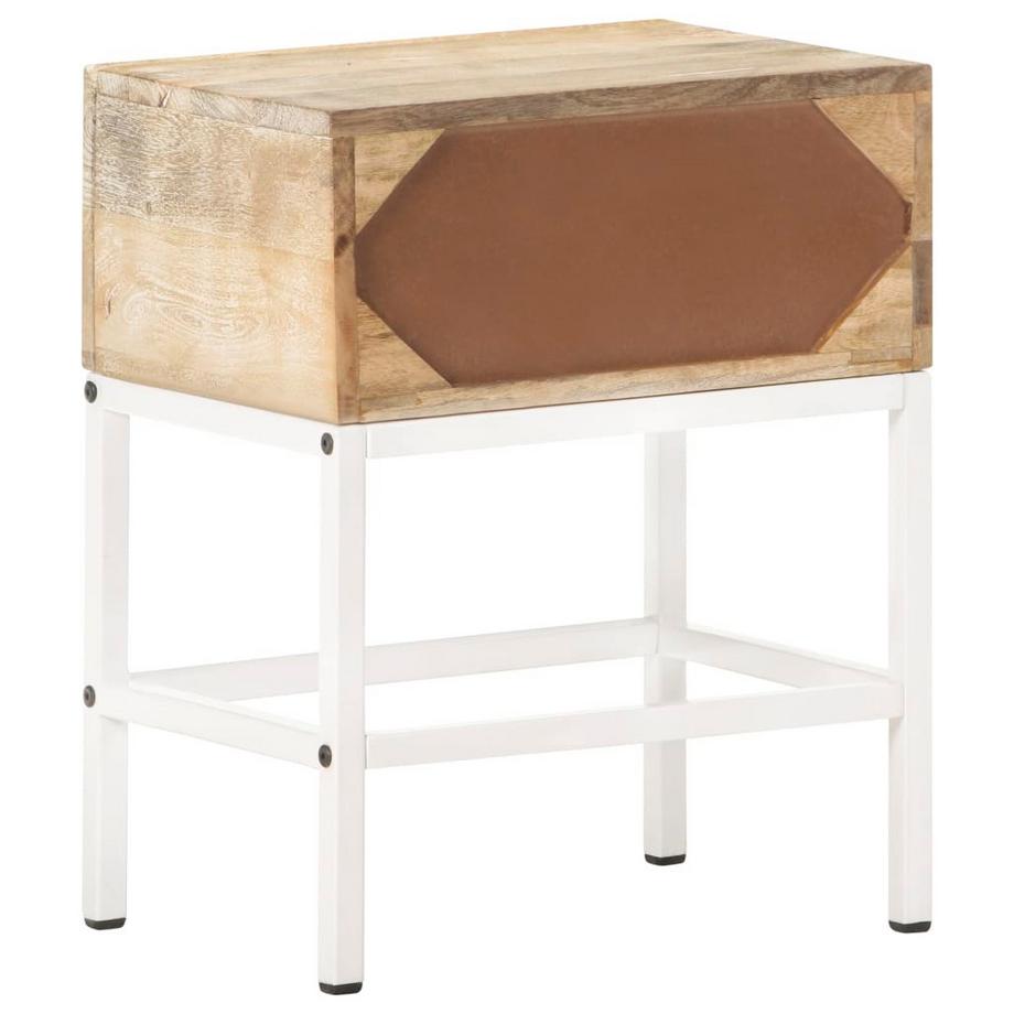 VidaXL Table de chevet bois  