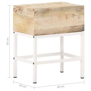 VidaXL Table de chevet bois  