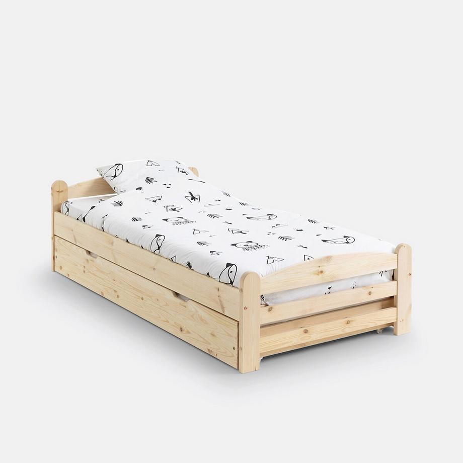 La Redoute Intérieurs Lit en pin massif avec sommier  