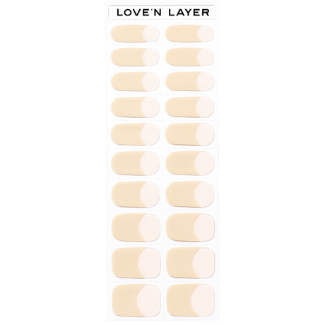 Lovenlayer  Autocollants pour ongles French Manicure Pale 