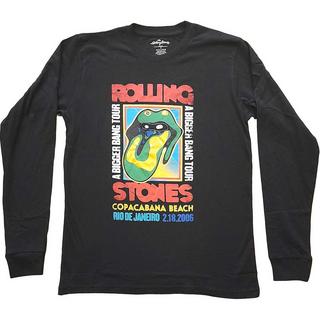 The Rolling Stones Copacabana Beach T-Shirt Maniche Lunghe  