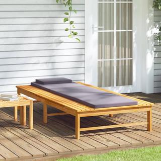 VidaXL Chaise longue bois d'acacia  