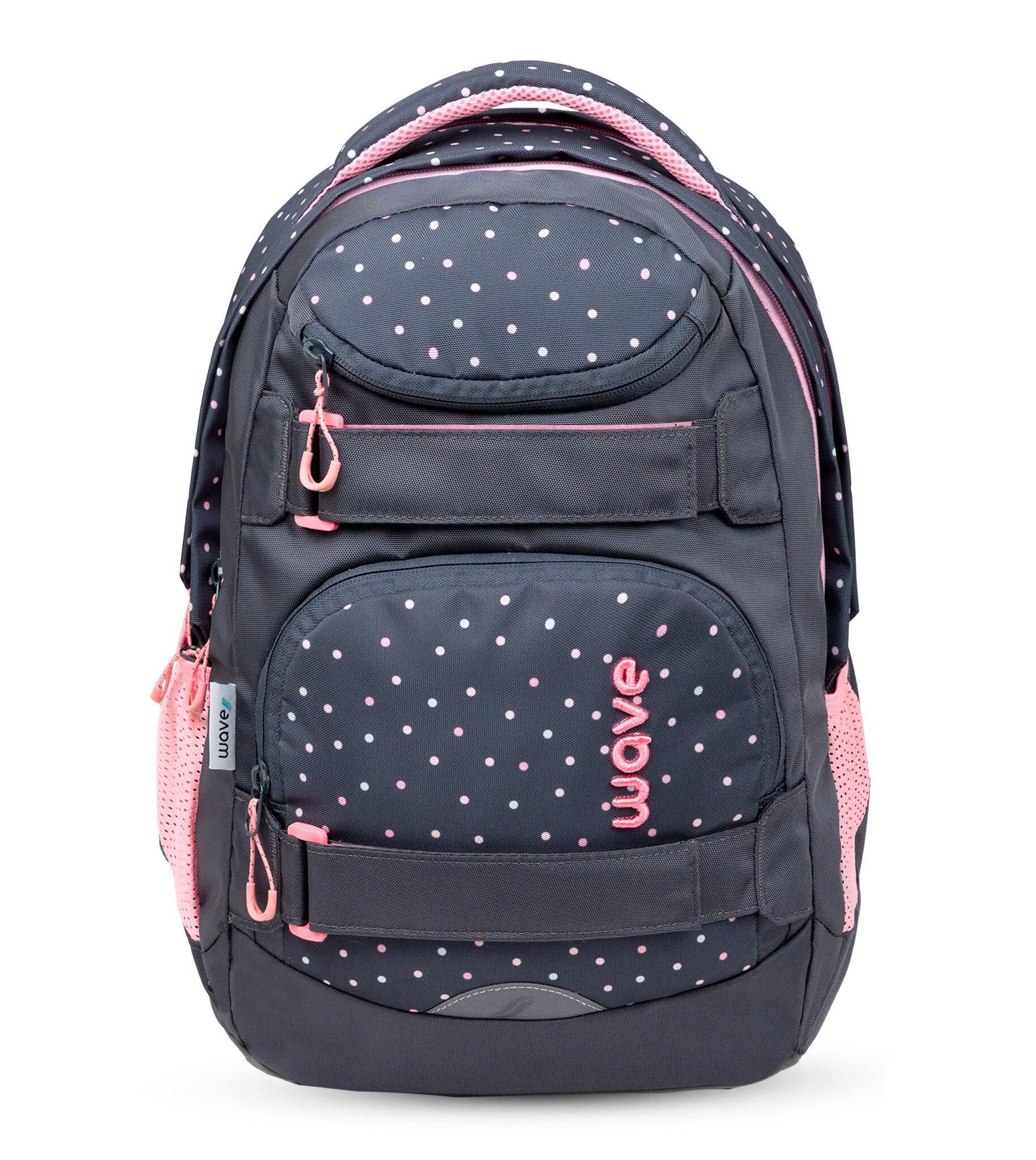 Belmil  Wave Infinity Move Schulrucksack-Set Dots Pinky 