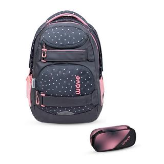 Belmil  Wave Infinity Move Schulrucksack-Set Dots Pinky 