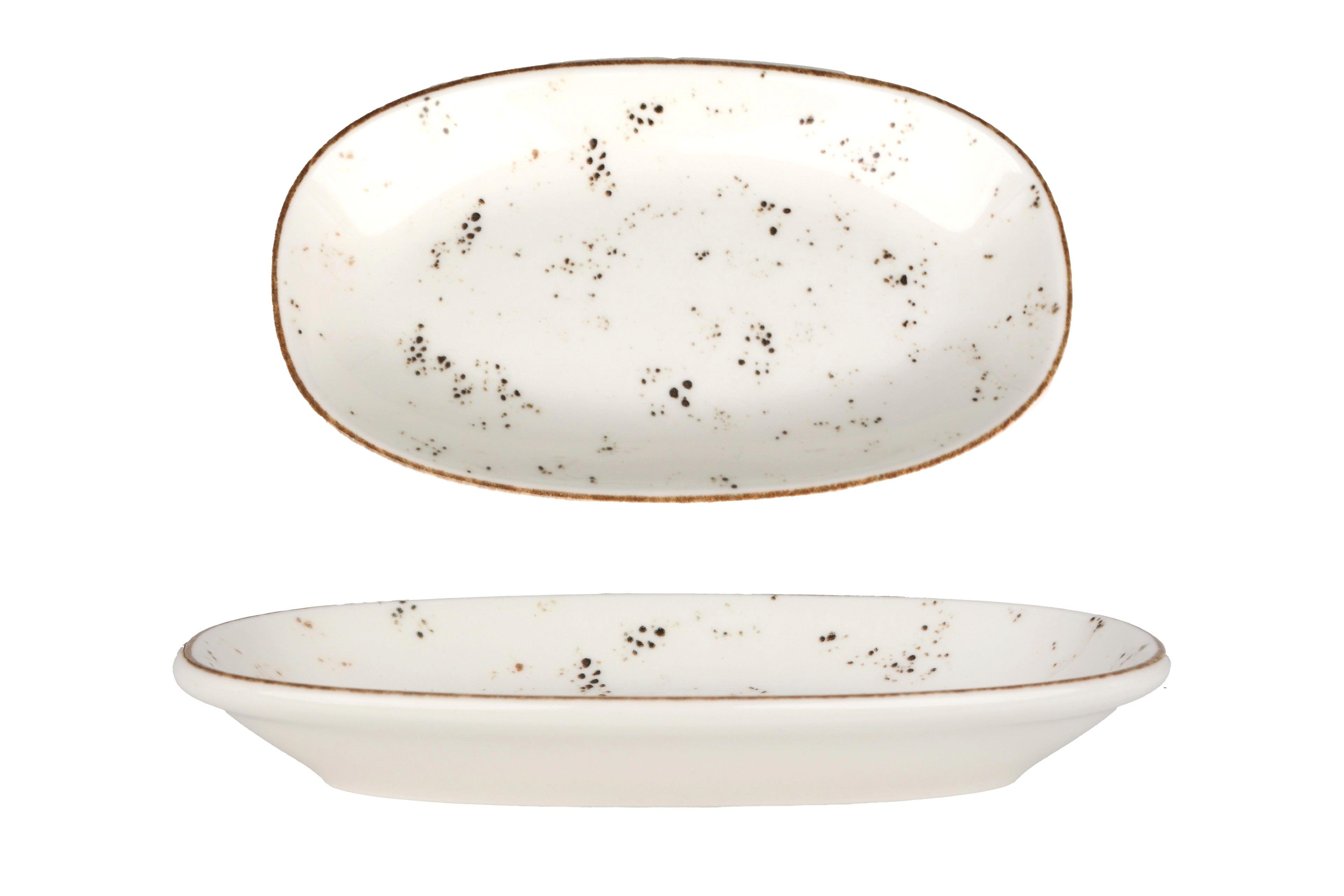 Bonna Assiette de service - Grain -  Porcelaine - lot de 2  