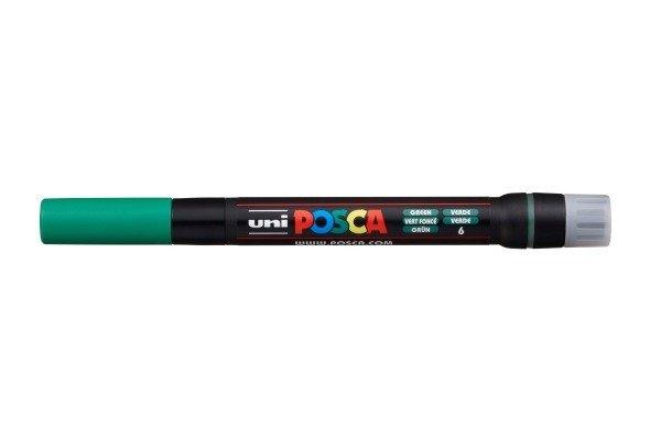 uni-ball UNI-BALL Posca Pinsel-Marker 1-10mm PCF350 GREEN grün  