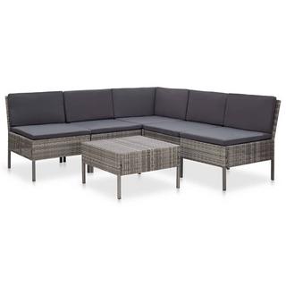 VidaXL Garten-lounge-set poly-rattan  