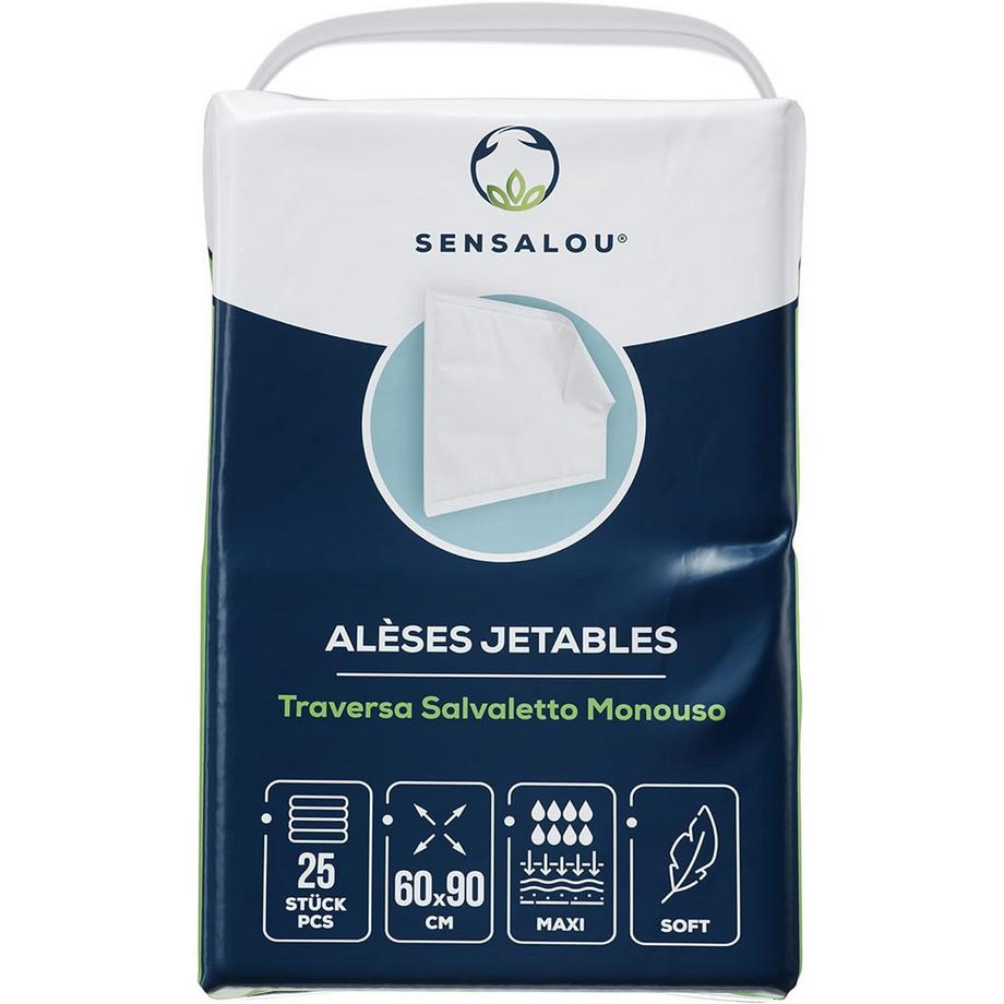 Mara Vital Protection d'incontinence jetable 60x90cm - Protection pour lit - pour adultes et enfants (25 pièces)  