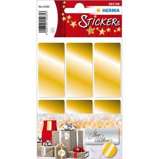 HERMA  HERMA 15285 Dekorativer Aufkleber Papier Gold Dauerhaft 18 Stück(e) 