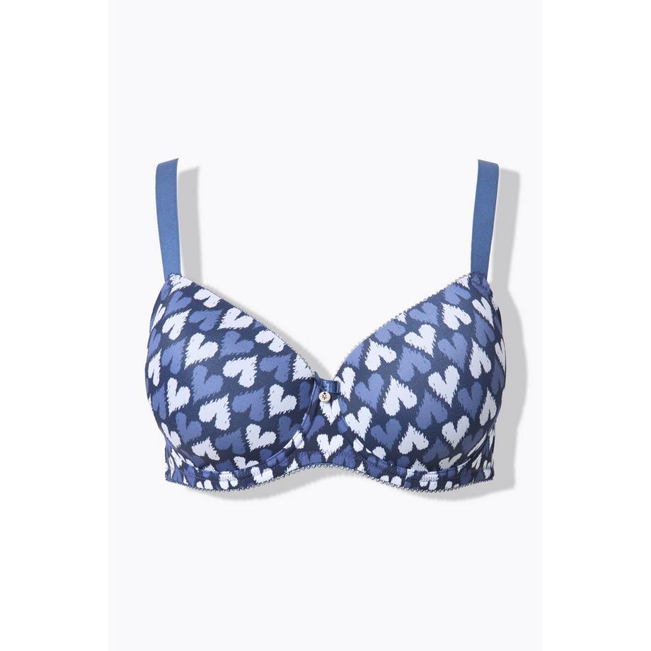 Ulla Popken Bügel-BH Herzen Softcups  