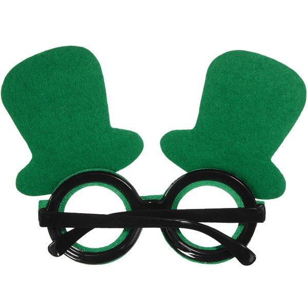 Tectake  Lunettes fantaisie avec haut-de-forme pour la Saint-Patrick 