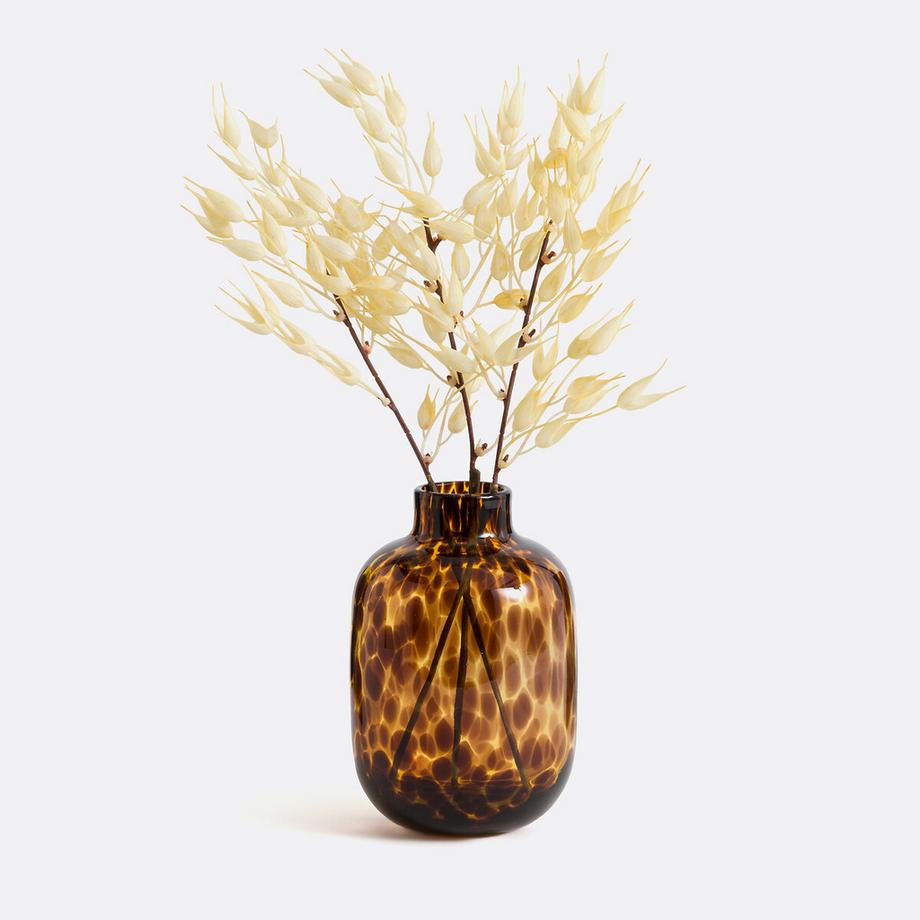 La Redoute Intérieurs Vase en verre ambré H18 cm  