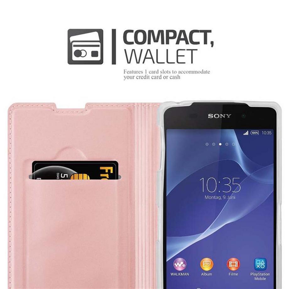 Cadorabo  Hülle für Sony Xperia Z2 Magnetverschluss, Kartenfach 